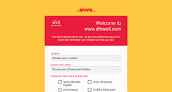 Desktop Screenshot of dhlwell.com